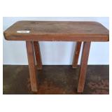 Wooden stool, 24x18