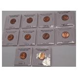Brilliant Uncirculated Wheat Cents