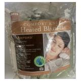 Biddeford Comfort Knit Heated Blanket, Queen