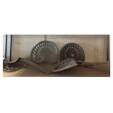 Vintage Metal Tractor Seats