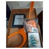 Lot with Nook Reader, Jewelry, and Tools