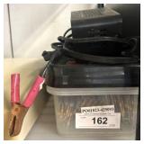 Battery Tender Charger and Box of Nails