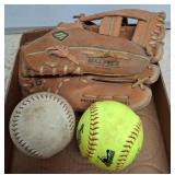 Baseball Gloves and Balls Assortment