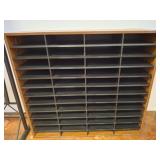 Multi-Compartment Wooden Storage Unit