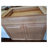 Wooden Base Cabinet with Drawer and Doors