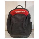Husky Black and Red Tool Backpack