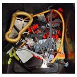 Industrial Storage Bin with Assorted Contents