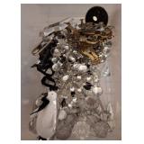 Plastic Bin Containing Mixed Decorative Items