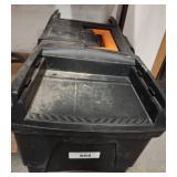 Plastic Toolbox With Assorted Metal Fittings