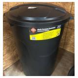 32-Gallon Black Plastic Multi-Purpose Container