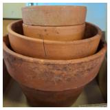 Terracotta Pots and Large Shell Decorations