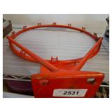 Metal Basketball Hoop Rim, Orange Finish
