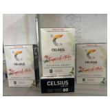 4 Packs of Celsius Tropical Vibe Stick Packs