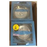Glade Glass Candle Holders, Boxed Pair