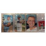 Four Vintage Baseball Cards, Assorted Players