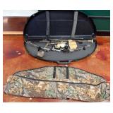 Compound Bow Set With Cases and Accessories