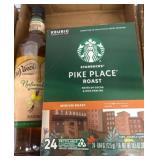 Starbucks Pike Place K-Cups and DaVinci Syrup