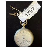 Illinois Pocket Watch with Keywind Movement