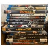Blu-ray Lot Featuring Various Action Titles