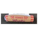 Roll of Pennies Marked 