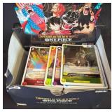 One Piece Trading Card Lot in Open Box