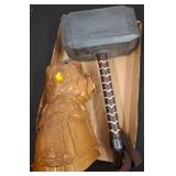 Toy Infinity Gauntlet and Hammer Replica Set