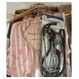 Throw, Stethoscope, and Metal Wind Chime Lot