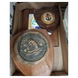 Naval Plaques and USS San Jose Tile