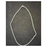 Sterling Silver Rope Chain Necklace, 20in, 9.5g