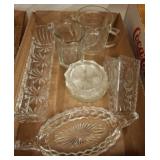 Clear Pressed Glass Tableware
