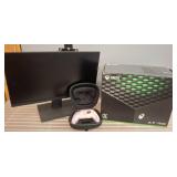 Xbox Series X, Monitor, and Custom Controller Set
