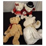 Plush Bears in Formal Attire