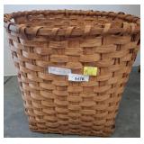 Woven Split Oak Gathering Basket