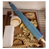 Decorative Items and Umbrella
