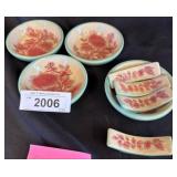 Pier 1 Chopstick Rests and Sauce Dishes Set