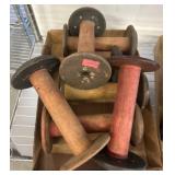 Vintage Wooden Textile Bobbins