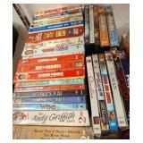 DVD Collection with TV Shows and Movies