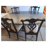 Black Universal Furniture Dining Table Set