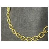 Gold-Tone Napier Rope Chain Bracelet