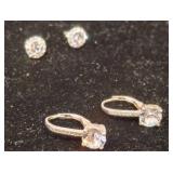 .925 Earrings with Studs and Dangles