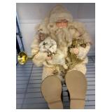 Holiday Santa Claus Figurine with Accessories
