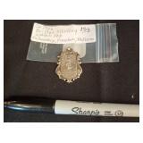 1926 British Sterling Silver Watch Fob
