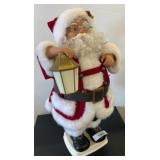 23-Inch Santa Figurine with Lantern