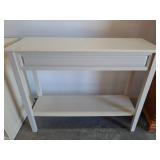 White Painted Wooden Console Table