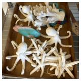 Decorative Marine-Themed Figurines and Ornaments