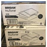 Broan NuTone 636 Roof Cap, Black, Lot of 2