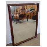 Rectangular Wooden Frame Wall Mirror, 30x41 w16
