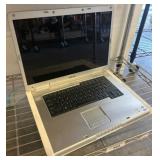 Dell Laptop With Silver and White Finish
