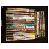 Xbox Video Game Titles with Cases