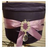 Purple Card Box with Advice Cards and Embellishmen